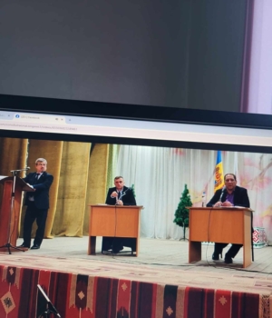 Cristian Cainarian, Octavian Banaru și Oleg Cernei la ședința Consiliului rainal