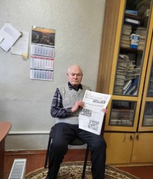 Gheorghe Babii, cititor fidel din orașul Sângerei