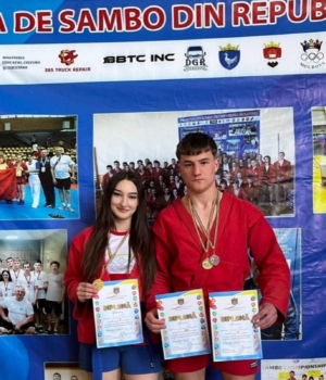 Campionii Gheorghe și Marina Grosu din Sângerei