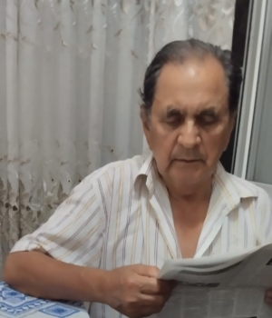 Poetul Mihai UNGUREANU, lecturând Ecoul nostru